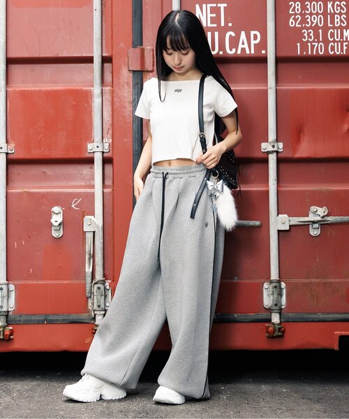 algy（アルジー）の「ボリュームスウェットパンツ（スウェットパンツ・キッズ・グレー/ブラック・SMALL/X-SMALL/XX-SMALL/MEDIUM）」の8枚目の写真