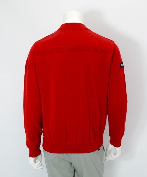 archivio(アルチビオ)の「<MENS>【メンズ】ウール100%地柄編みロゴニット(ニット/セーター・メンズ・カーキ/ブラック/ホワイト/レッド・L/M)」の6枚目の写真