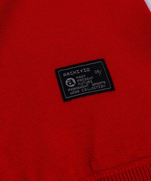 archivio(アルチビオ)の「<MENS>【メンズ】ウール100%地柄編みロゴニット(ニット/セーター・メンズ・カーキ/ブラック/ホワイト/レッド・L/M)」の18枚目の写真
