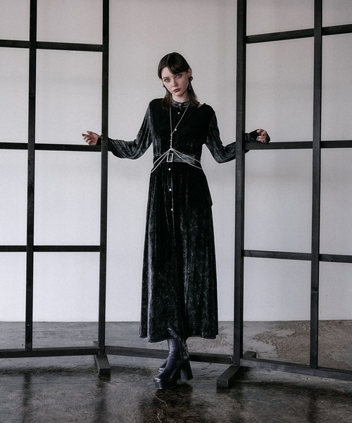 HARE(ハレ)の「ガラソールチャンキーブーツ(HARE)(ブーツ・レディース・ネイビー/ブラック/ブラウン/グレー・LARGE/MEDIUM/SMALL)」の10枚目の写真