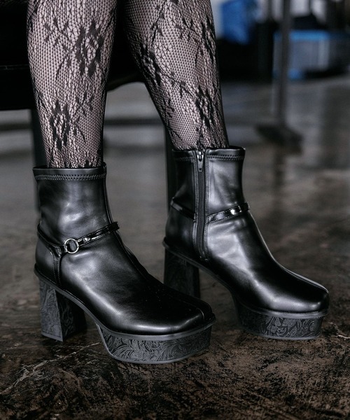 ガラソールチャンキーブーツ(HARE)（ブーツ）｜HARE（ハレ）の