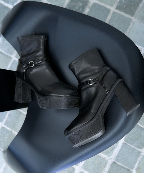 ガラソールチャンキーブーツ(HARE)（ブーツ）｜HARE（ハレ）の