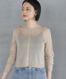 A part by | ラメシアークルーカーディガン(カーディガン/ボレロ)