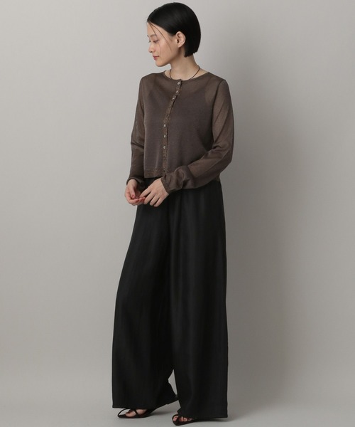 A part by（アパートバイ）の「ラメシアークルーカーディガン（カーディガン/ボレロ・レディース・ライトベージュ/ライトブラウン/グレー系その他2・FREE）」の20枚目の写真