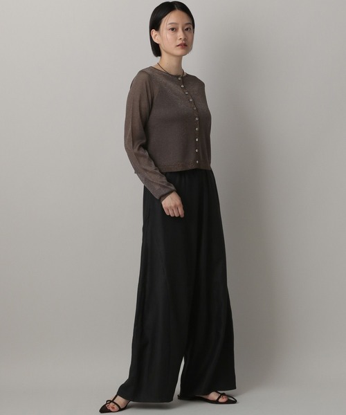 A part by（アパートバイ）の「ラメシアークルーカーディガン（カーディガン/ボレロ・レディース・ライトベージュ/ライトブラウン/グレー系その他2・FREE）」の21枚目の写真