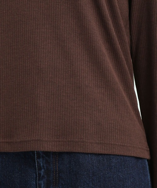 Andemiu（アンデミュウ）の「オフショルカットソー586711（Tシャツ/カットソー・レディース・ブラック/ブラウン・FREE）」の12枚目の写真