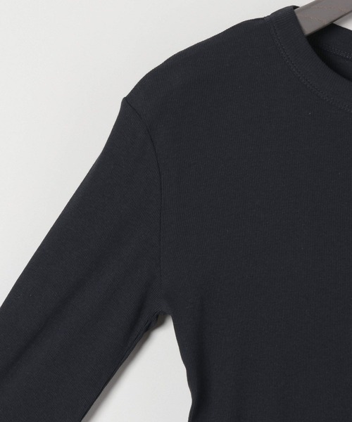 eL（エル）の「【eL】Sheer Fit Rib Pullover LS/583675（Tシャツ/カットソー・レディース・ブラック/ライトブルー/オフホワイト/レッド/ボルドー・FREE）」の14枚目の写真