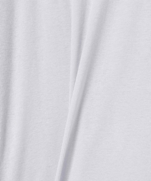 eL（エル）の「【eL】Sheer Fit Rib Pullover LS/583675（Tシャツ/カットソー・レディース・ブラック/ライトブルー/オフホワイト/レッド/ボルドー・FREE）」の9枚目の写真