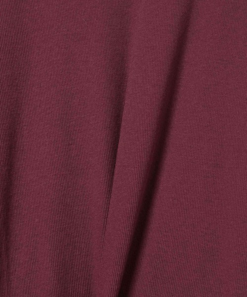 eL（エル）の「【eL】Sheer Fit Rib Pullover LS/583675（Tシャツ/カットソー・レディース・ブラック/ライトブルー/オフホワイト/レッド/ボルドー・FREE）」の10枚目の写真