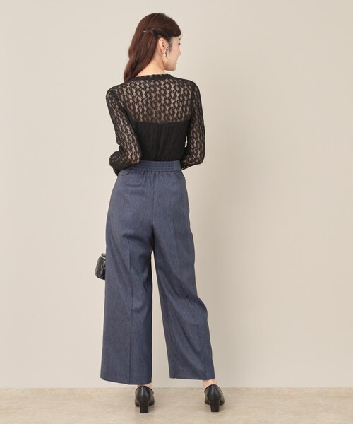 couture brooch（クチュールブローチ）の「レースリングドットカーディガン（カーディガン/ボレロ・レディース・アイボリー/ブラック/ダークブラウン・38）」の19枚目の写真