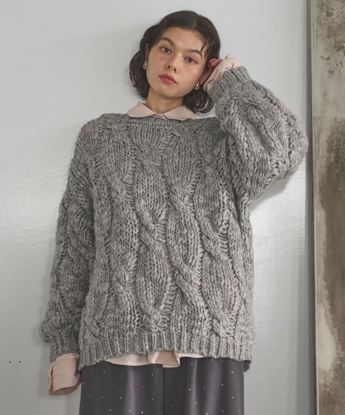 loose volume 2way knit / ルーズボリュームツーウェイニット
