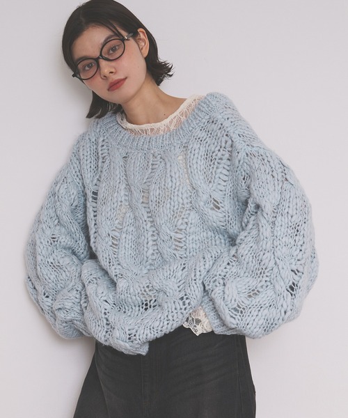 loose volume 2way knit / ルーズボリュームツーウェイニット