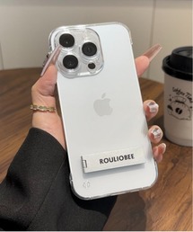 Burner（バーナー）の「【OKUOKU　0909】スタンド付き　クリア　iPhoneケース oku-iphonecase-810863595762-3（スマホケース/カバー）」