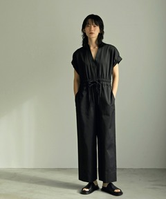 セール】Drawstring Vneck Combinaison（サロペット