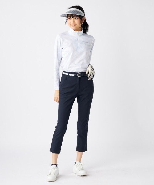 marie claire(マリ・クレール)の「【marie claire/マリ.クレール】レディースストレッチ9分丈パンツ ゴルフ 普段着使い(その他パンツ・レディース・ホワイト/ネイビー・MEDIUM/LARGE/X-LARGE/XX-LARGE/SMALL)」の2枚目の写真