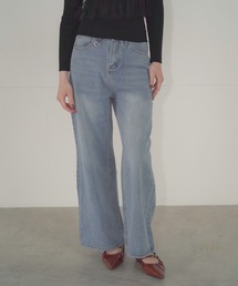 Dリングハイウエストワイドデニムパンツ / D-Ring High Waist Wide Denim Pants