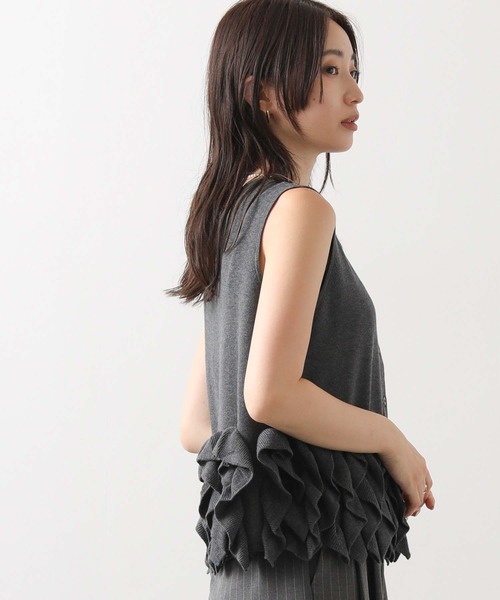 フリルヘム2WAYベスト（ベスト）｜Gready Brilliant（グ