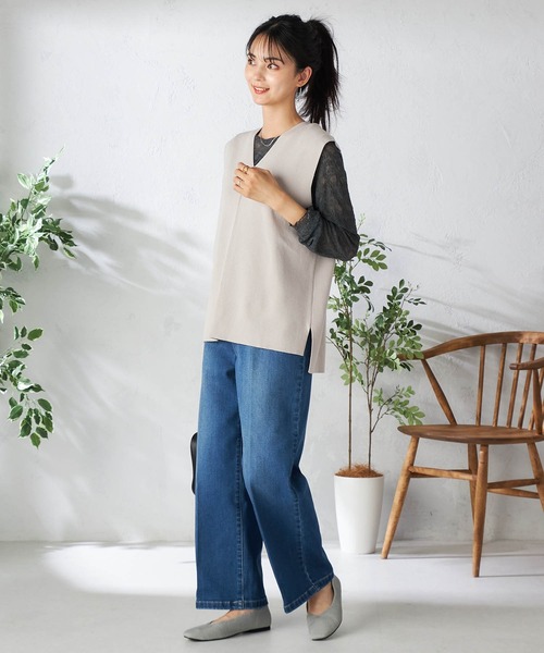 a.v.v(アーヴェヴェ)の「ラメニットパンプス(パンプス・レディース・シルバー/ブラック・24.5/23.5)」の9枚目の写真