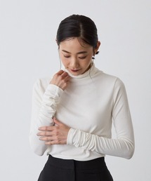 riziere（リジェール）の「MOM:シームレスハイネックプルオーバー(KIDSとお揃い)（Tシャツ/カットソー）」