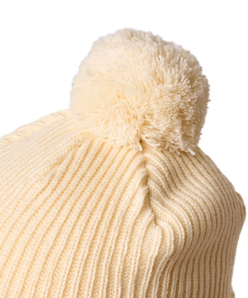 NEW ERA（ニューエラ）の「NEW ERA/ニューエラ Kid's POM PON  RIB 253 キッズ ビーニー ニット帽 14671672/14671673/14671674（ニットキャップ/ビーニー・キッズ・オフホワイト/ブラック/ピンク・ONE）」の7枚目の写真