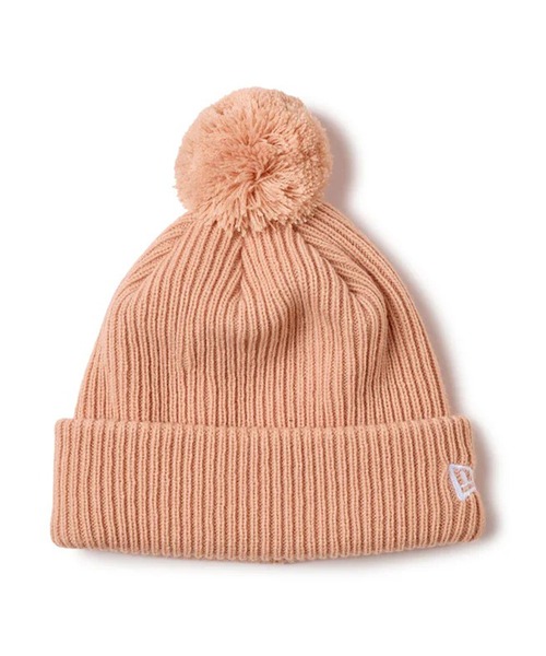 NEW ERA（ニューエラ）の「NEW ERA/ニューエラ Kid's POM PON  RIB 253 キッズ ビーニー ニット帽 14671672/14671673/14671674（ニットキャップ/ビーニー・キッズ・オフホワイト/ブラック/ピンク・ONE）」の14枚目の写真