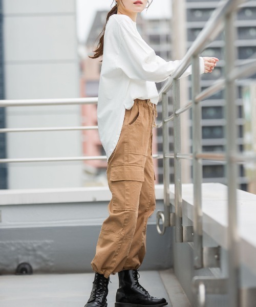 RCD(アールシーディー)の「天竺ラウンドヘムロンTシャツ(Tシャツ/カットソー・レディース・杢グレー/ブラック/チャコールグレー/ホワイト・4L~5L/LL~3L/M-L)」の18枚目の写真
