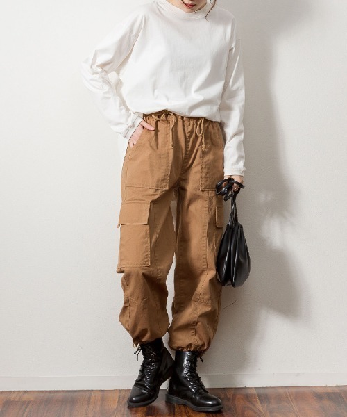 RCD(アールシーディー)の「天竺ラウンドヘムロンTシャツ(Tシャツ/カットソー・レディース・杢グレー/ブラック/チャコールグレー/ホワイト・4L~5L/LL~3L/M-L)」の20枚目の写真