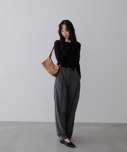 パンツ archive - buggy studed wide slacks pants archive - buggy studed wide slacks pants