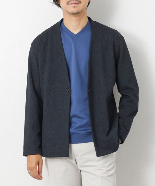 NOLLEY’S(ノーリーズ)の「《ビジカジ対応》シルケットスムースドレスL/S V Tシャツ 25AW(Tシャツ/カットソー・メンズ・チャコールグレー/キャメル/ホワイト/ブルー/ブラック・XL/L/M/S)」の6枚目の写真