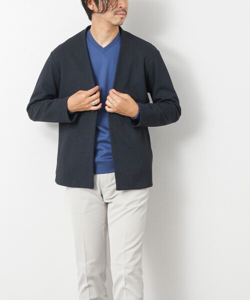 NOLLEY’S(ノーリーズ)の「《ビジカジ対応》シルケットスムースドレスL/S V Tシャツ 25AW(Tシャツ/カットソー・メンズ・チャコールグレー/キャメル/ホワイト/ブルー/ブラック・XL/L/M/S)」の7枚目の写真