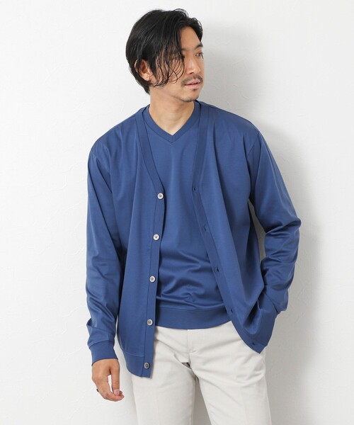 NOLLEY’S(ノーリーズ)の「《ビジカジ対応》シルケットスムースドレスL/S V Tシャツ 25AW(Tシャツ/カットソー・メンズ・チャコールグレー/キャメル/ホワイト/ブルー/ブラック・XL/L/M/S)」の12枚目の写真