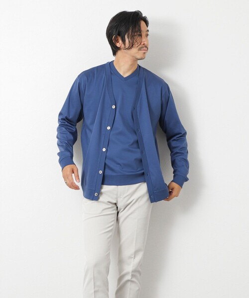 NOLLEY’S(ノーリーズ)の「《ビジカジ対応》シルケットスムースドレスL/S V Tシャツ 25AW(Tシャツ/カットソー・メンズ・チャコールグレー/キャメル/ホワイト/ブルー/ブラック・XL/L/M/S)」の13枚目の写真