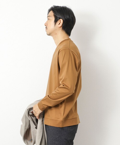 NOLLEY’S(ノーリーズ)の「《ビジカジ対応》シルケットスムースドレスL/S V Tシャツ 25AW(Tシャツ/カットソー・メンズ・チャコールグレー/キャメル/ホワイト/ブルー/ブラック・XL/L/M/S)」の20枚目の写真