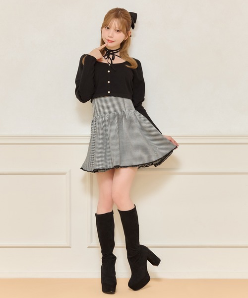 apres jour(アプレジュール)の「バックリボンフレアスカパン(スカート・レディース・ブラック系その他/ブラック・フリー/X-LARGE)」の14枚目の写真