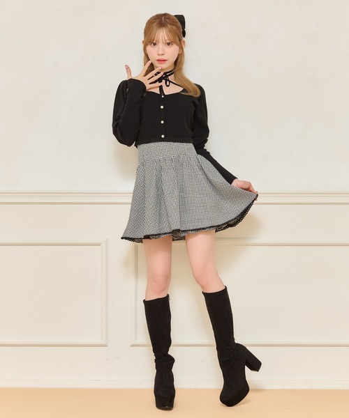 apres jour(アプレジュール)の「バックリボンフレアスカパン(スカート・レディース・ブラック系その他/ブラック・フリー/X-LARGE)」の15枚目の写真