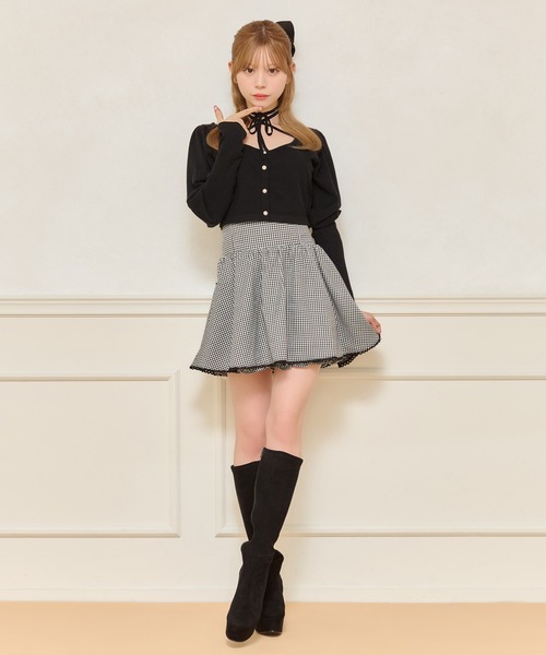 apres jour(アプレジュール)の「バックリボンフレアスカパン(スカート・レディース・ブラック系その他/ブラック・フリー/X-LARGE)」の16枚目の写真