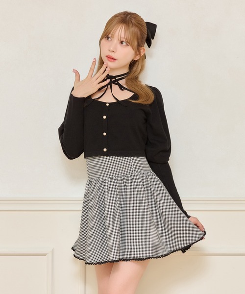 apres jour(アプレジュール)の「バックリボンフレアスカパン(スカート・レディース・ブラック系その他/ブラック・フリー/X-LARGE)」の10枚目の写真