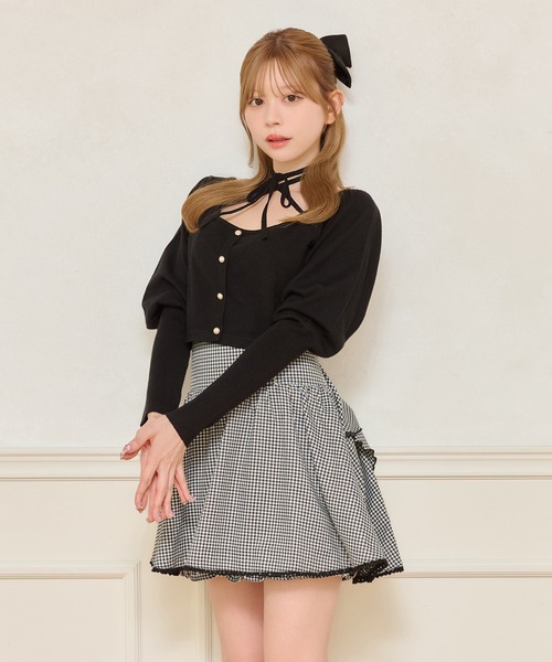 apres jour(アプレジュール)の「バックリボンフレアスカパン(スカート・レディース・ブラック系その他/ブラック・フリー/X-LARGE)」の12枚目の写真