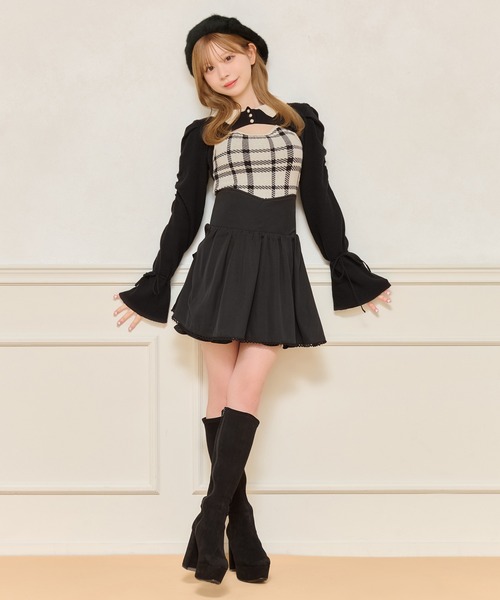 apres jour(アプレジュール)の「バックリボンフレアスカパン(スカート・レディース・ブラック系その他/ブラック・フリー/X-LARGE)」の9枚目の写真