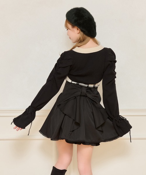 apres jour(アプレジュール)の「バックリボンフレアスカパン(スカート・レディース・ブラック系その他/ブラック・フリー/X-LARGE)」の6枚目の写真