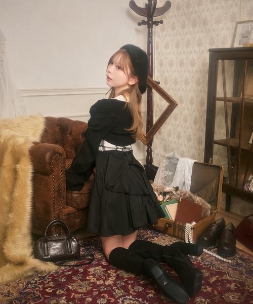 apres jour(アプレジュール)の「バックリボンフレアスカパン(スカート・レディース・ブラック系その他/ブラック・フリー/X-LARGE)」の17枚目の写真