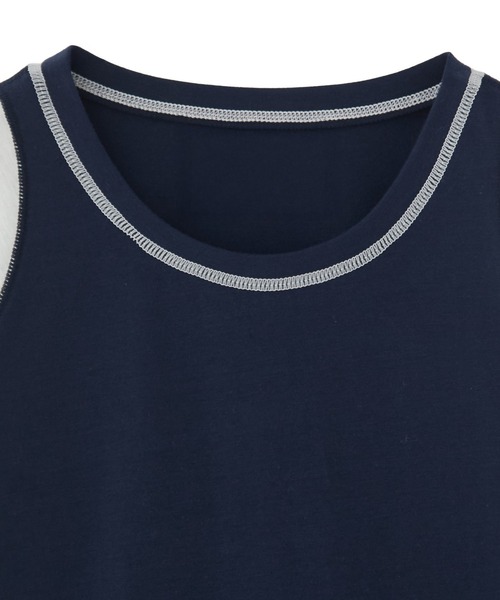 DISPATCHER NO.8（ディスパッチャーナンバーエイト）の「シアーキリカエプルオーバー（Tシャツ/カットソー・レディース・ネイビー/レッド/オリーブ・ONE SIZE）」の9枚目の写真