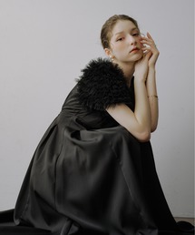 HEIREN（ヘイレーン）の「【HEIREN】ボリュームチュールスリーブフレアドレス（ドレス）」