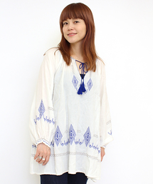 Omekashi | 【Omekashi】刺繍チュニック(シャツ/ブラウス)