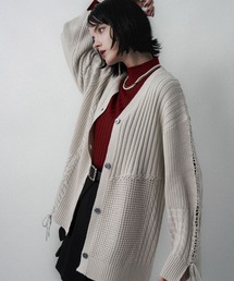 HARE | パッチワークカーディガン(HARE)(カーディガン/ボレロ)