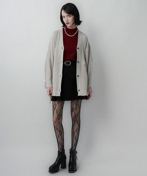 パッチワークカーディガン(HARE)（カーディガン/ボレロ）｜HARE