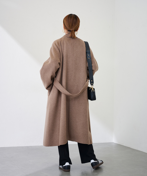 SUPER160'sバルカラーコート（ステンカラーコート）｜FRAMeWORK