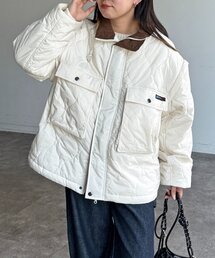 QUILTINGブルゾン　ホワイト QUILTINGブルゾン ホワイト