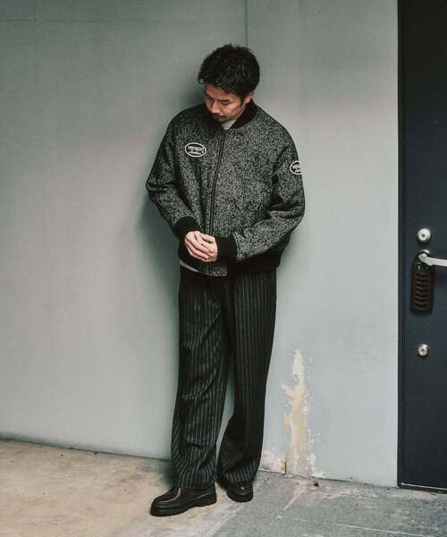 417 EDIFICE(フォーワンセブンエディフィス)の「VANSON × 417 TWEED TEAM ジャケット(その他アウター・メンズ・ブラック/ブラウン・LARGE/MEDIUM)」の5枚目の写真