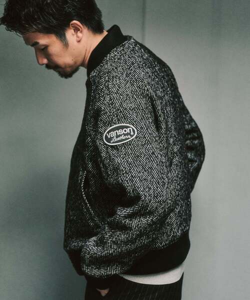 417 EDIFICE(フォーワンセブンエディフィス)の「VANSON × 417 TWEED TEAM ジャケット(その他アウター・メンズ・ブラック/ブラウン・LARGE/MEDIUM)」の8枚目の写真